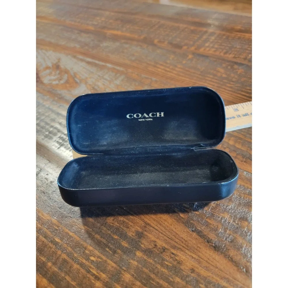Coach New York Hard Clamshell Sunglass Case Eyeglass‎ Black